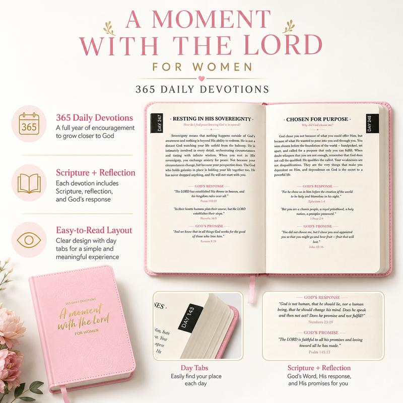 A Moment with the Lord 365 Day Women’s Devotional Book
