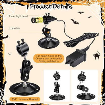 Halloween Laser Swamp Projector Light for Fog and Haunted House Decor