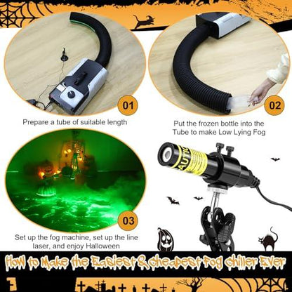 Halloween Laser Swamp Projector Light for Fog and Haunted House Decor