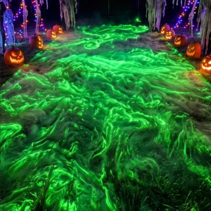 Halloween Laser Swamp Projector Light for Fog and Haunted House Decor