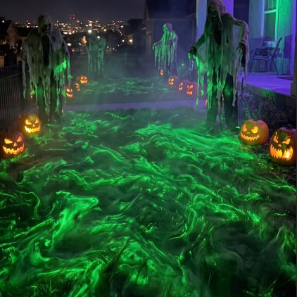 Halloween Laser Swamp Projector Light for Fog and Haunted House Decor