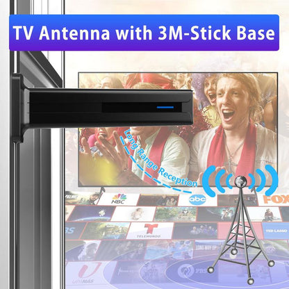 Indoor Digital TV Antenna with Long Range HD Reception