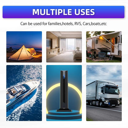 Indoor Digital TV Antenna with Long Range HD Reception