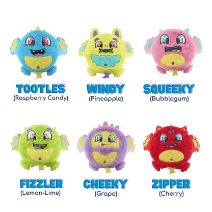 Scented Stuffed Plush Monster Toy with Whoopee Cushion
