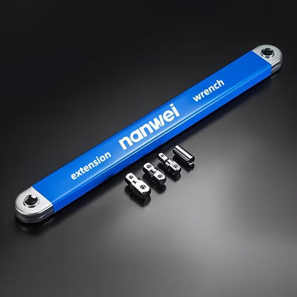 Universal Wrench Extension Set for Tight Spaces